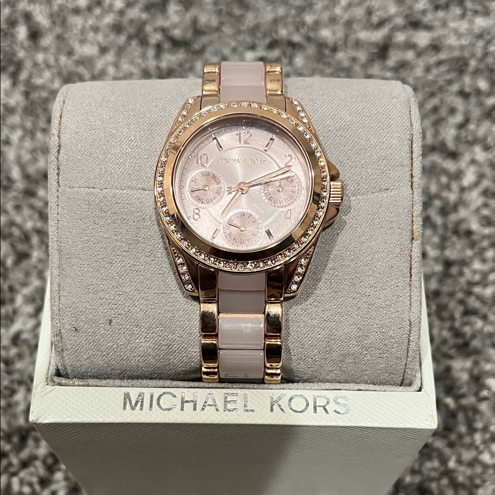 Michael Kors Pink and Gold Women's Watch